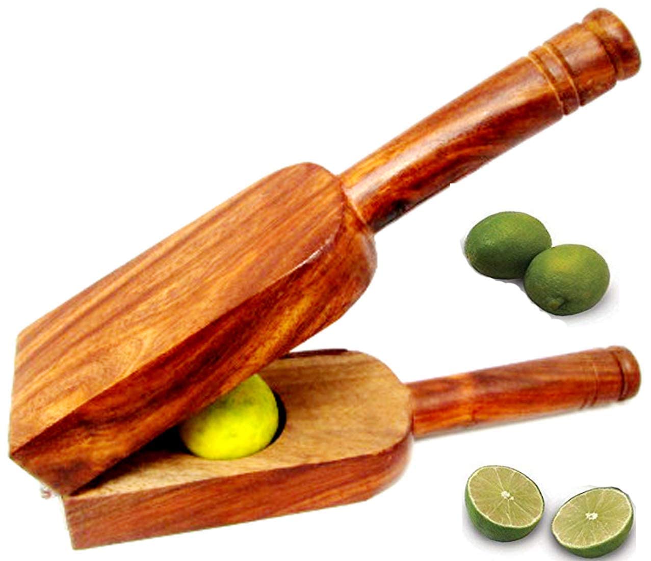 Buy JOSEPH Heavy Duty Sheesham Wooden Lemon Squeezer & Masher Manual Citrus Lime Hand Juicer