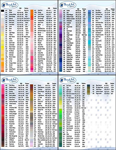 Image of ThreadArt Polyester Machine Embroidery Thread, 1000M 40wt, Black 102 | 40wt trilobal polyester embroidery thread with bright sheen. Works with home and commercial embroidery and sewing machines.