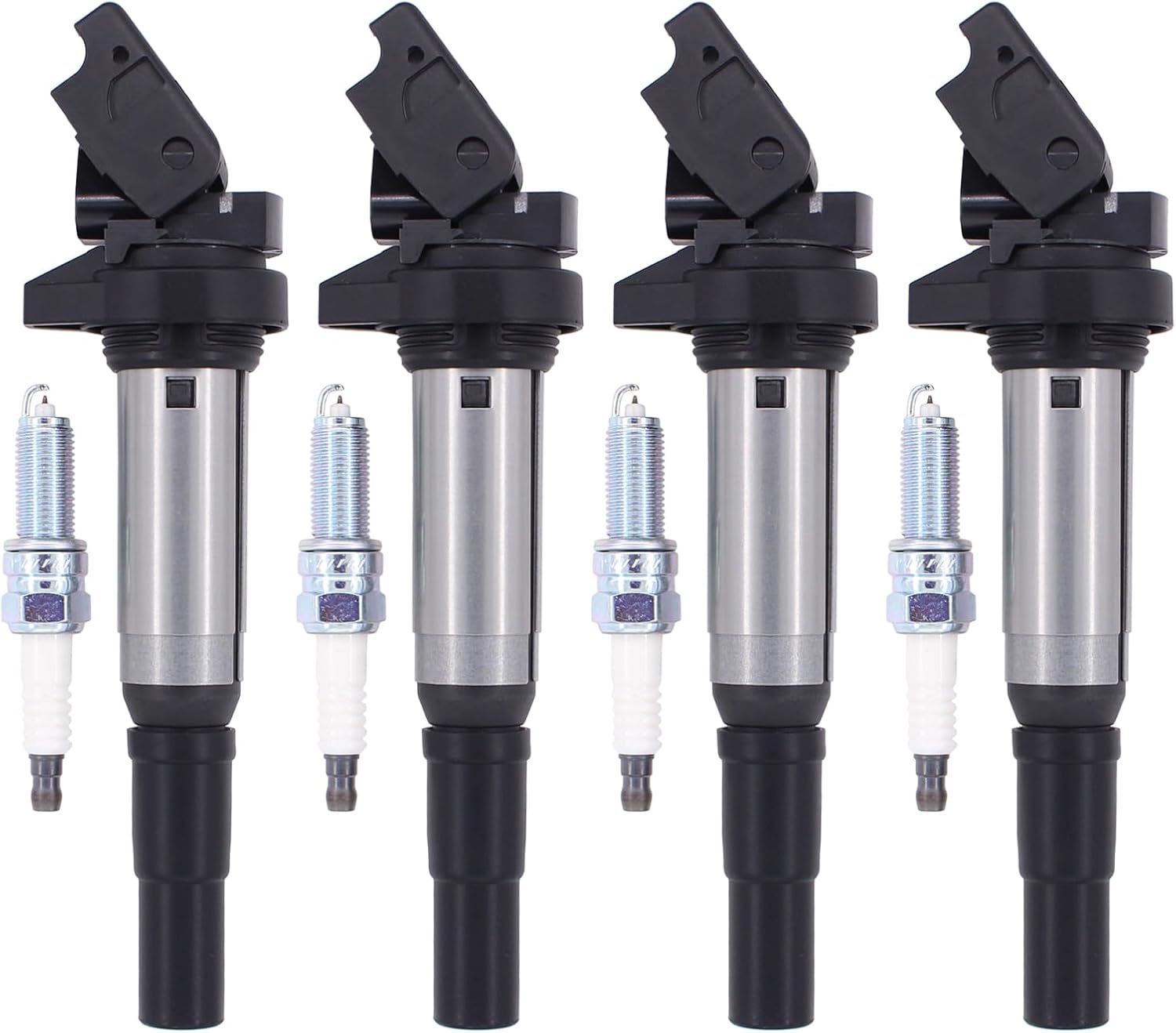 MOTOKU Ignition Coil and Spark Plug for Mini Cooper Countryman Paceman 1.6 2007-2016 BMW 228i 325i 328i 330i 335i 428i 435i 525i 528i 530i 535i 540i 550i 640i 650i 740i 745i 750i 760i X1 X3 X4 X5 X6