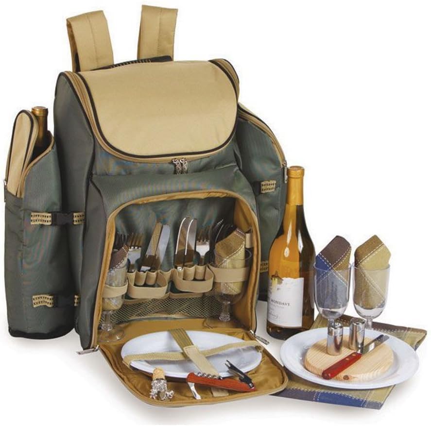 Picnic Plus Tandoor 4 Person Deluxe Picnic Backpack