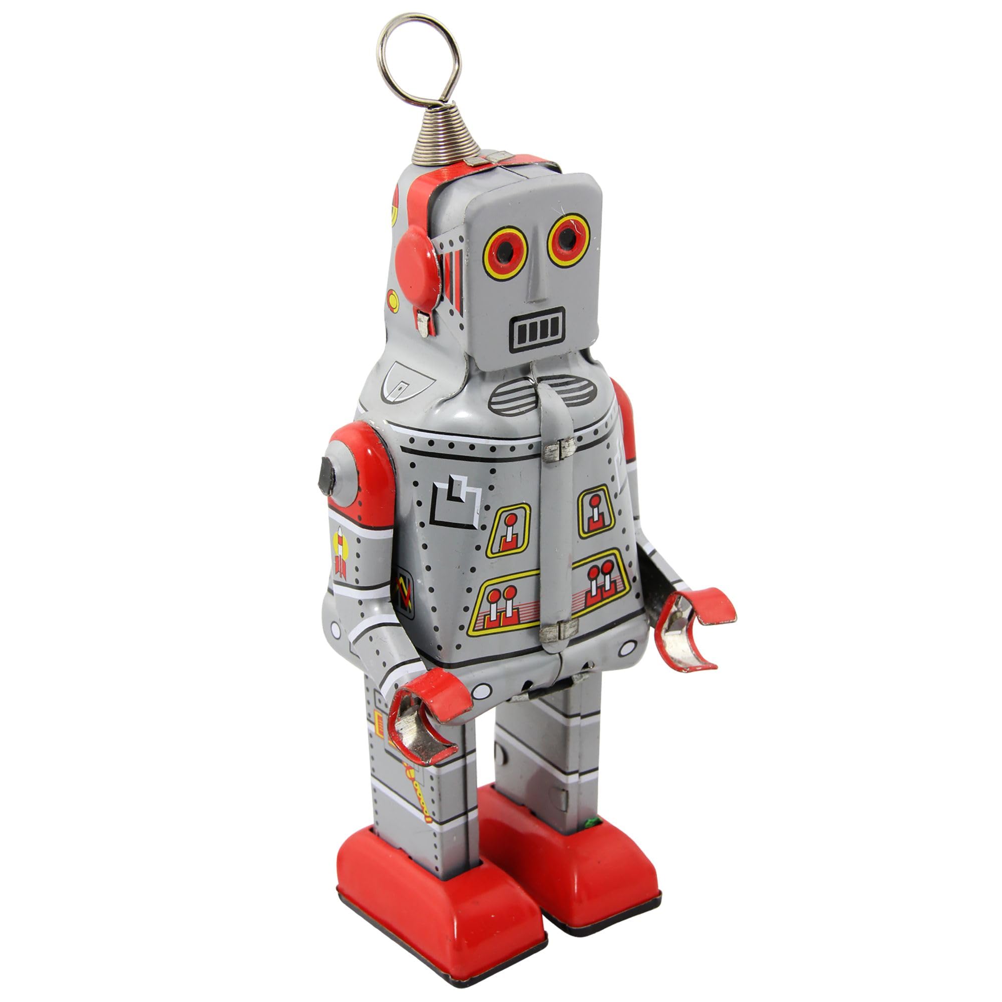 Superfreak&reg; Tin Plate Robot Tin Toy Robot made from Tin + Medium size = 10-20 cm