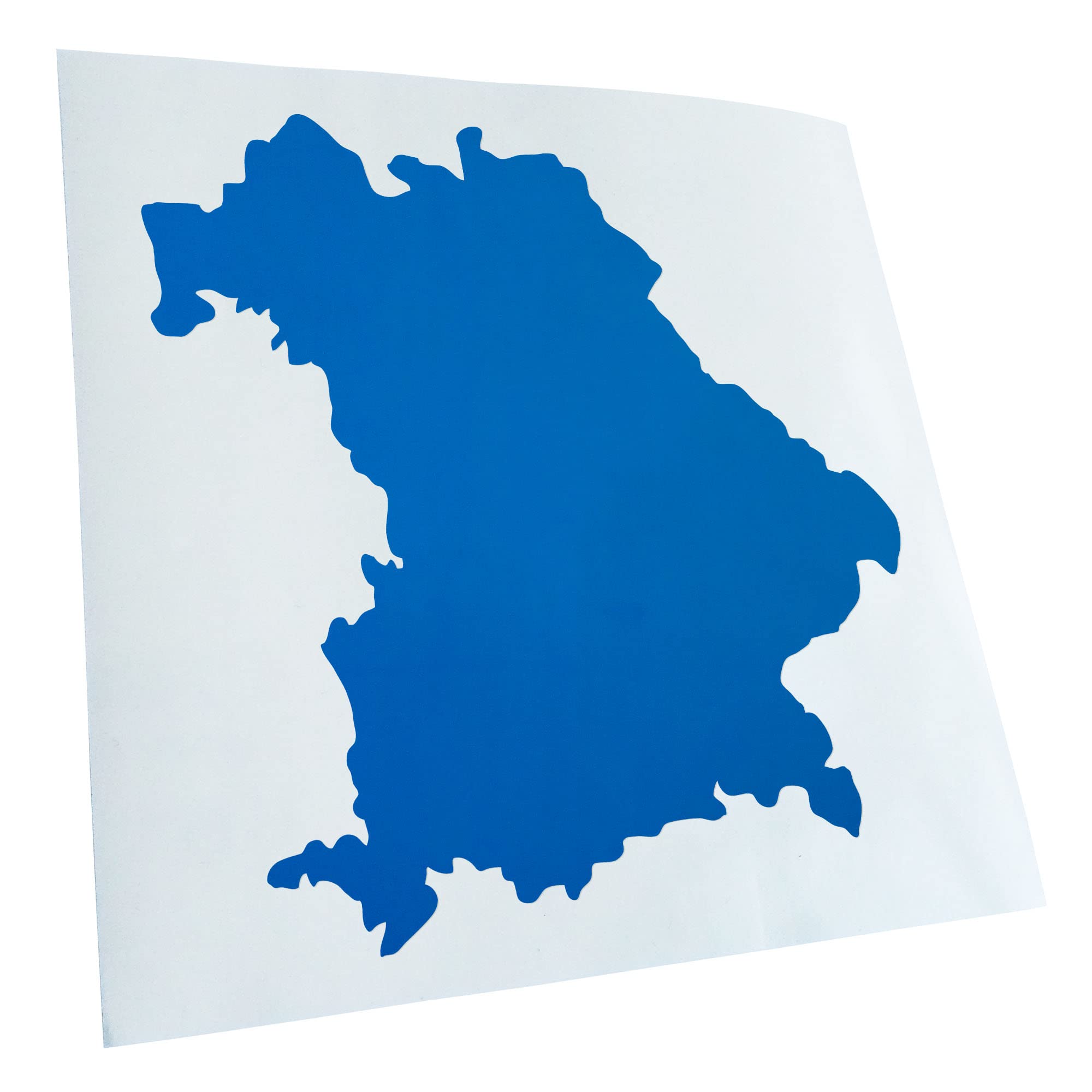 Kiwistar - Car Sticker - Blue - 30 x 27 cm Bavaria Germany Silhouette - Rear Window Car Sticker Weatherproof for Car Truck Moped Truck - Sticker Exterior Self-Adhesive Tuning Accessories for Windows