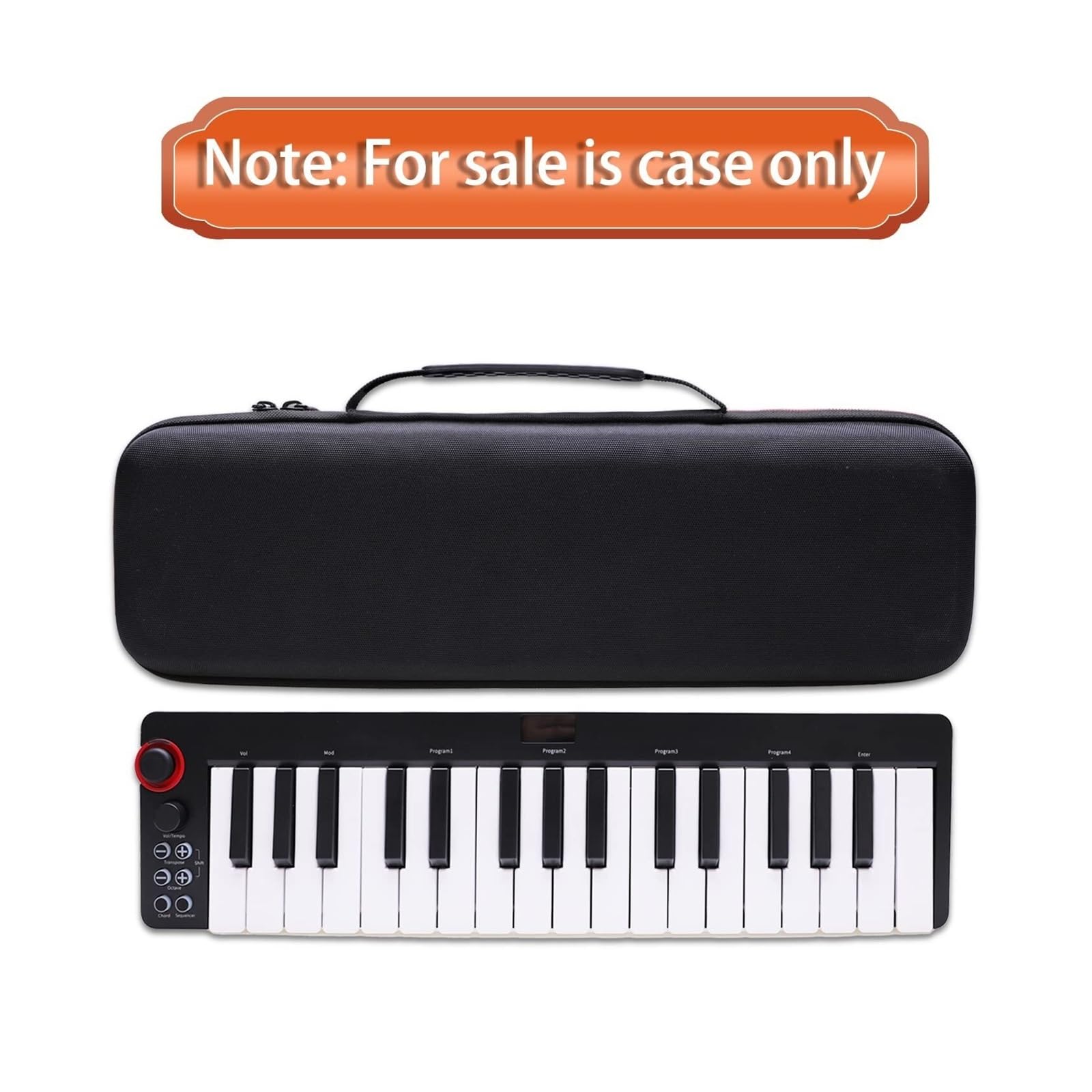 Borsa per Tastiera Custodia rigida da viaggio for custodia for controller tastiera MIDI professionale imbottita for pianoforte elettrico