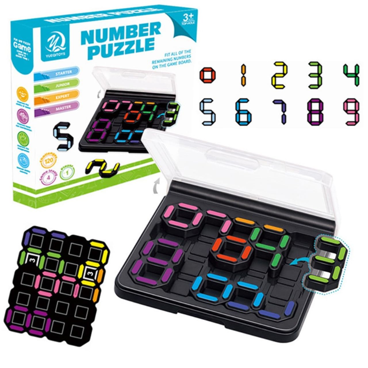 TWINZEN Creative Intelligence Puzzle, Crazy Number Puzzle Games, Geometric Line Matrix Puzzle Toys, Challenged Puzzle Games, Puzzles for Children Learning Toy Gift, Focus Booster Toys for Kids (B0CVBKMMZ8) Amazon Price History, Amazon Price Tracker