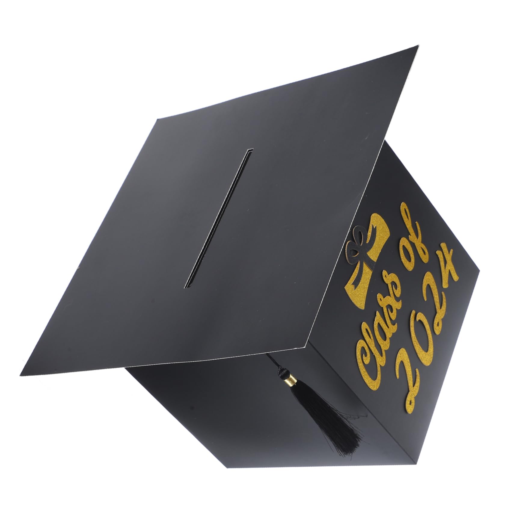 NAMOARLY Graduation Cap Decorations Large Graduation Card Box for 2024 Party Message Holder Box