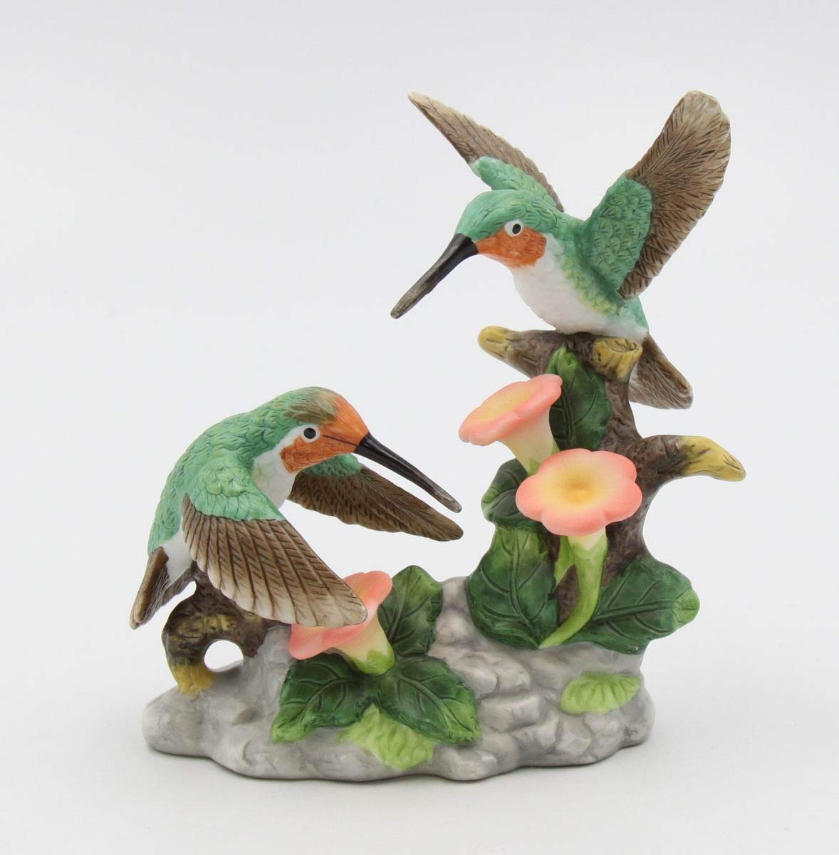Amazon.com: 5597 Fine Porcelain Double Hummingbirds with Trumpet
