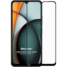 Microsonic Xiaomi Redmi A3 Tam Kaplayan Temperli Cam Ekran Koruyucu Siyah [Redmi A3 ile Uyumlu Ekran Koruyucu - Siyah]