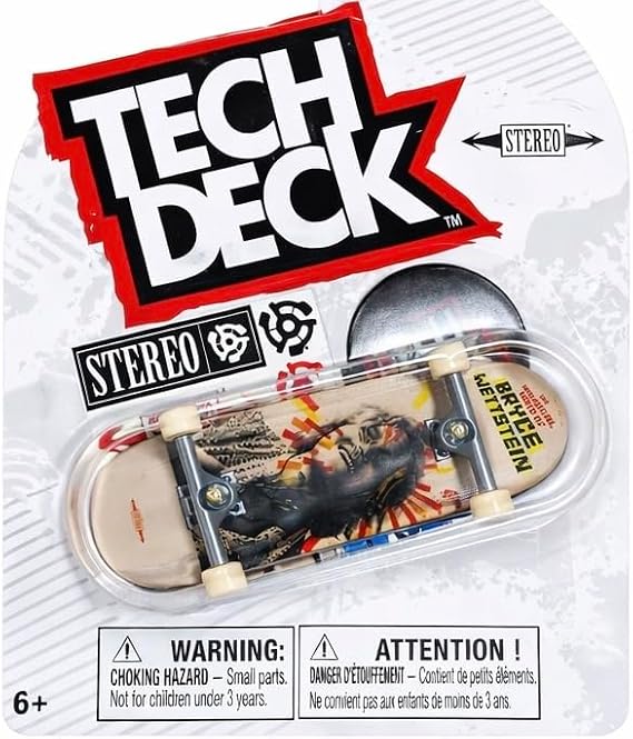 TECH DECK Fingerboard Skateboard Single Pack (Assorted Styles)