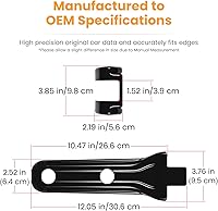 Vista 7 de Cubierta de bisagra para compuerta trasera de Jeep Wrangler JL JLU, accesorios de decoración exterior - 2018-2024, 2 puertas y 4 puertas, cubierta