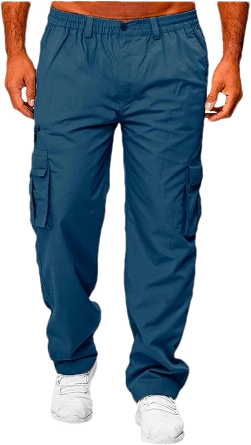 Men's Cargo Pants Mens Casual Multi Pockets Military Tactical Pants Men Outwear Army Straight Winter Trousers