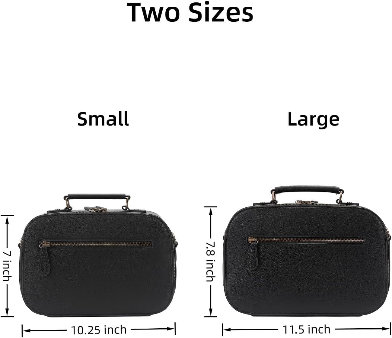 Camera Sling Bag, Waterproof PU Leather Crossbody Camere Bag for Photographers, Small Shockproof Case with Removable Dividers for DSLR/SLR/Mirrorless, 4L Black - Image 8