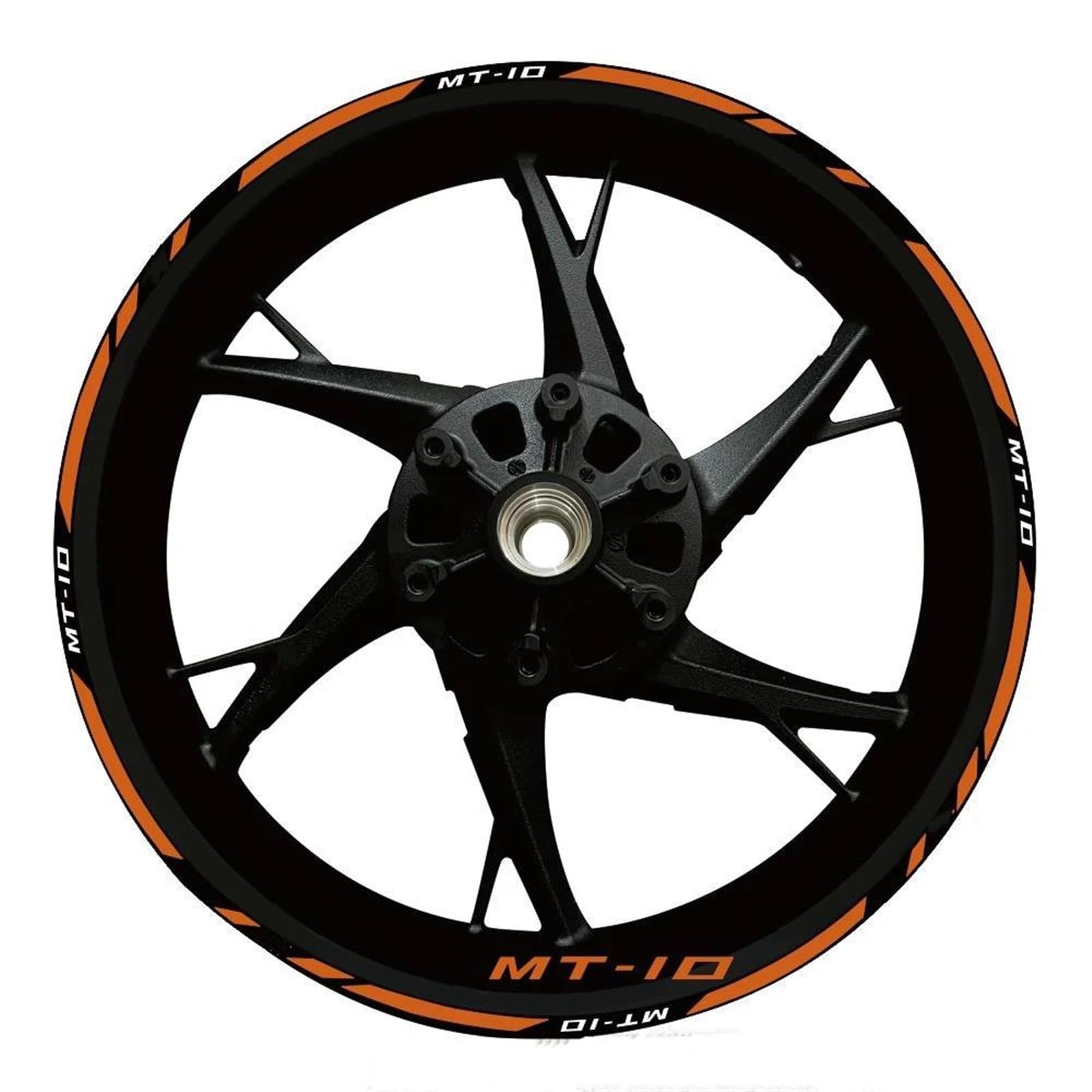 Stickers Motorcycle Accessories Reflective Rim Edge Stripes Wheel Stickers for Yamaha MT10 MT-10(Style 18)