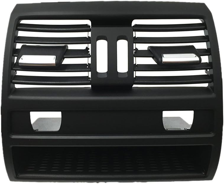 Grade de ar-condicionado traseira Jaronx em ABS+PC preta para BMW Série 5 F10/F11 520, 523, 525, 528, 530, 535 e 550 2010–2016 – 1 unidade