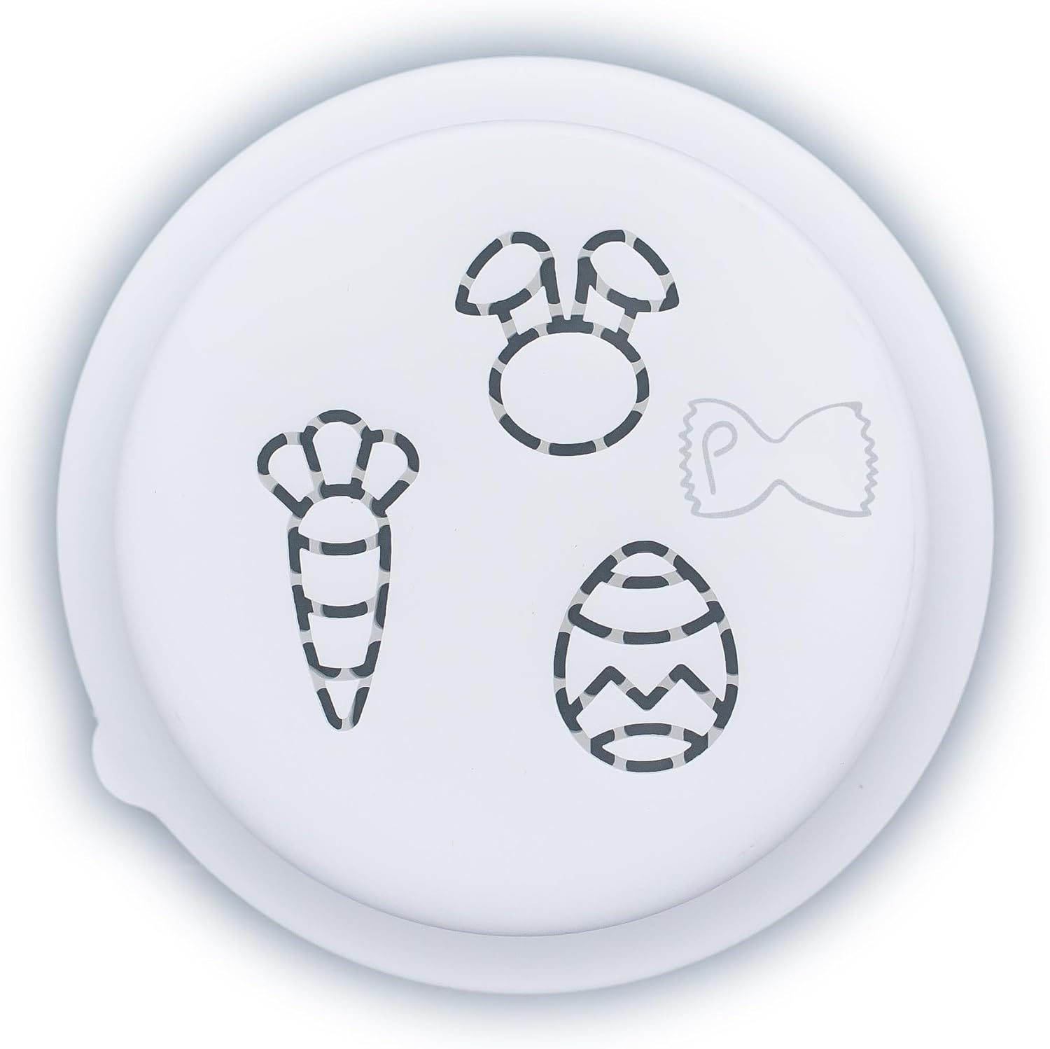 Die POM - Easter 3 Designs (Easter Bunny, Carrot, Easter Egg) - Compatible with Philips Pasta Maker Avance / 7000