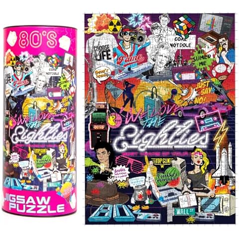 Boxer Gifts Eighties Nostalgia Jigsaw Puzzle Cover