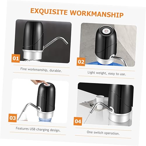 Miniatura 8 de Hemobllo 3pcs Water Pump Water Jug 5 Gallon Water Dispenser Pump Dispensador De Agua 5 Gallon Water Bottle Water Bottle Pump 3 Gallon Water Jug