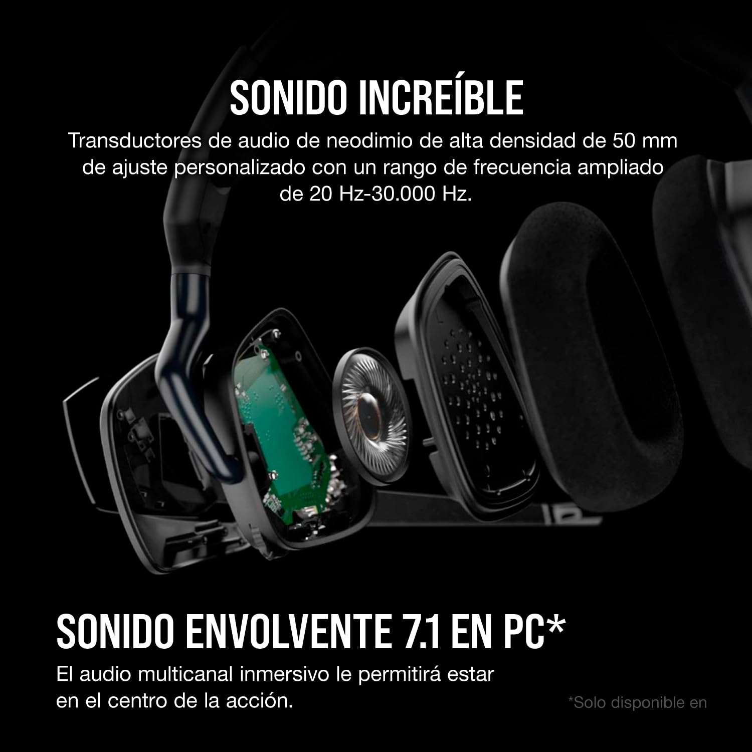 Corsair Auriculares para juegos, Negro, Talla única