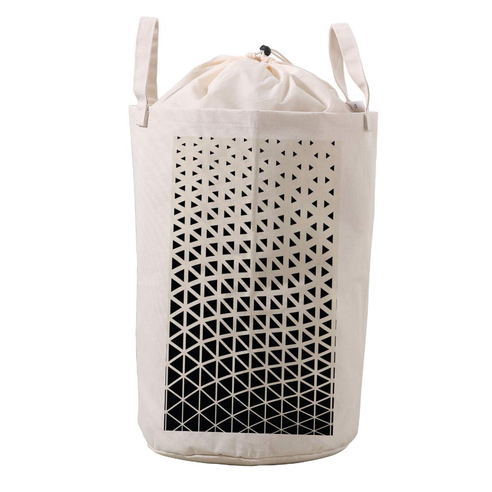 Panier à linge en coton 34x52 cm sac de rangement épais géométrique