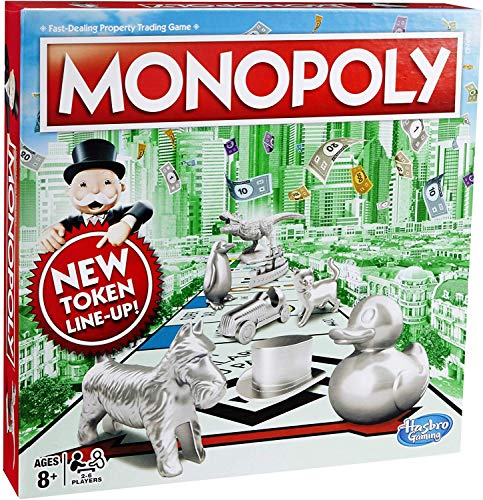 Monopoly Jogo de tabuleiro original clássico tradicional tabuleiro de jogo novo e selado