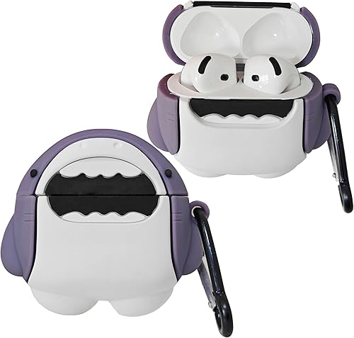 Miniatura 19 de Funda compatible con Airpods 4 2024, bonita funda de AirPods4 de dibujos animados, funda protectora de silicona suave Kawaii para Apple Airpods 4