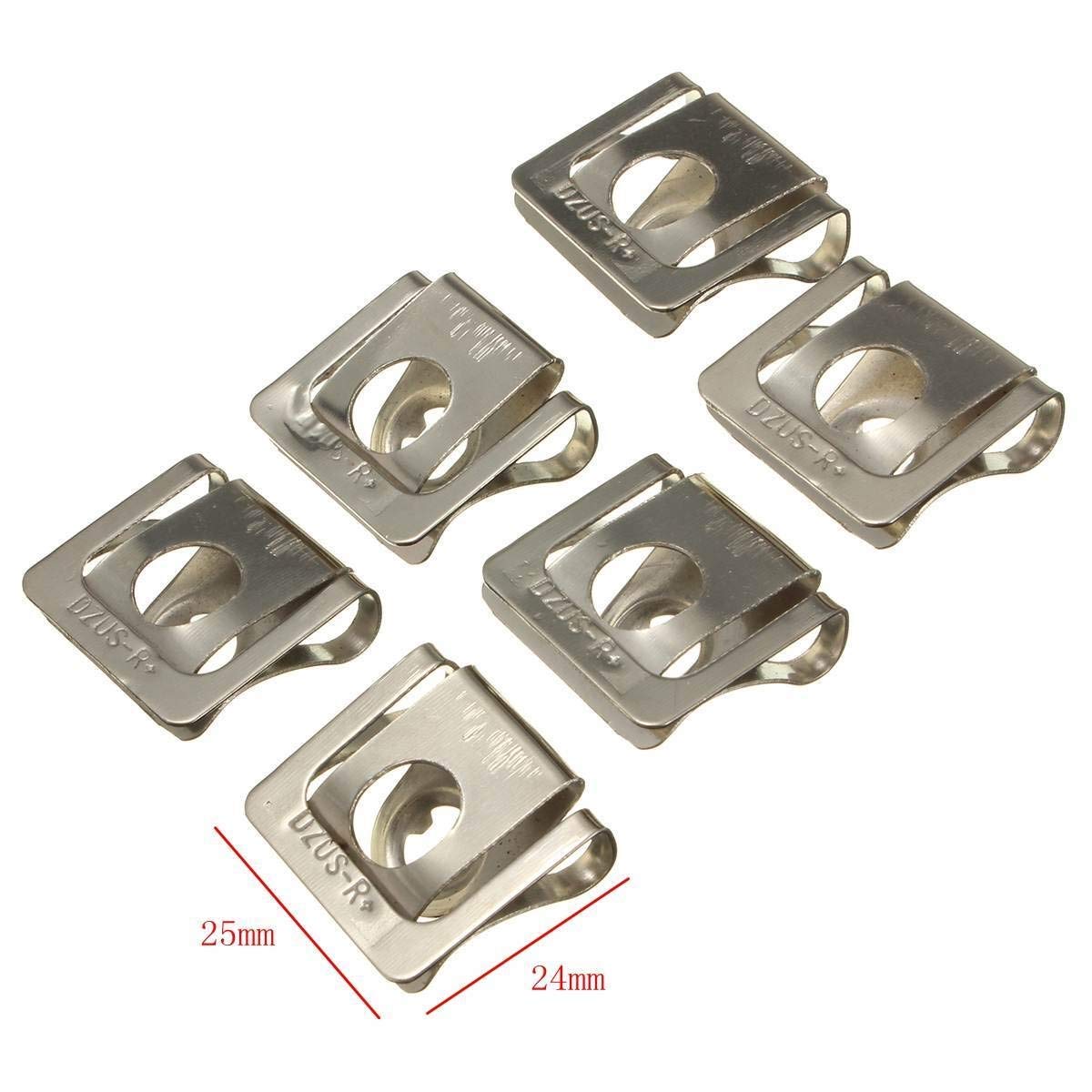 Amazon.co.jp: ZNXSHTSH 20枚/セットのアンダーガードエンジンアンダー