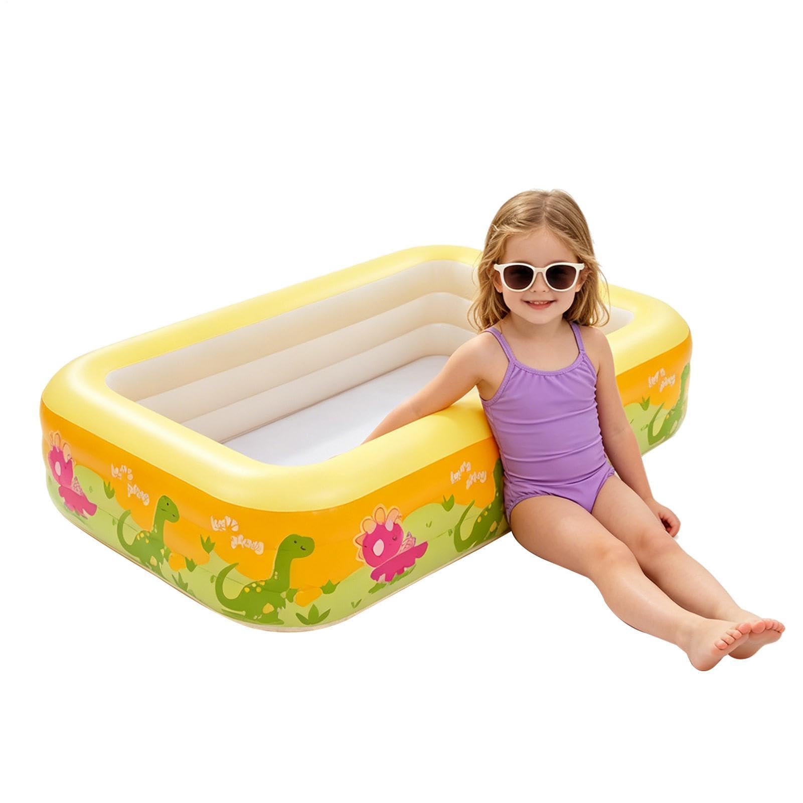 Piscina gonfiabile bimbi Vasca Da Bagno Antiscivolo Portatile Acquatico | Vasca Gonfiabile per Bambini Per Casa Interni Esterni Giardino Spiaggia Cortile