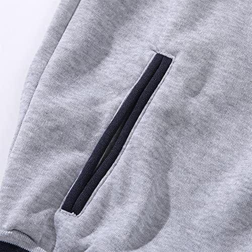 Image of Mowbeat Women Baseball Jacket Varsity Uniform Unisex Adult Long Sleeve Casual Loose Cardigan Men's Track Jacket