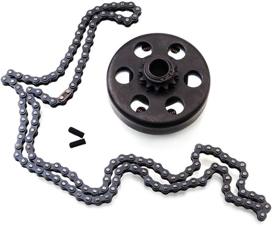 Centrifugal Clutch 3/4" Bore #35 Chain 12 Tooth for Go Karts Mini Bike Replace Parts (12T Centrifugal Clutch with #35 Chain)