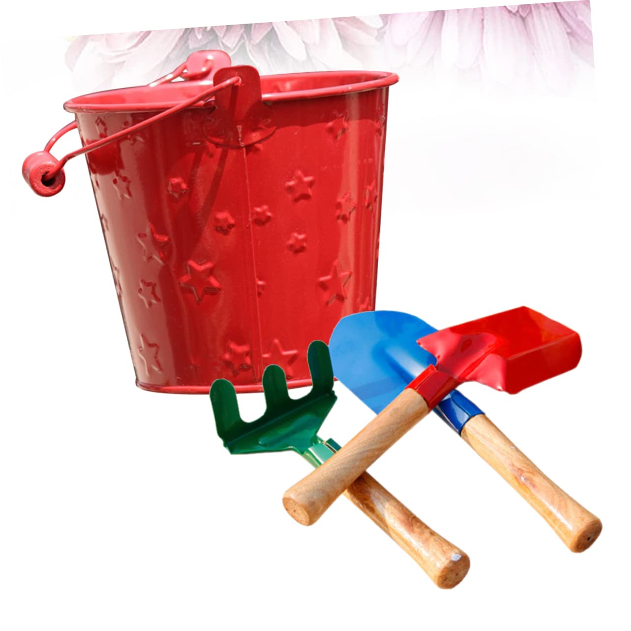POPETPOP 2 Ensembles Ensemble de Jouets de Sable pour Enfants Trousse Enfant d'outil de Jardin Mini râteau de Jardin Pelle de Jardin Pratique Couleur Aléatoire