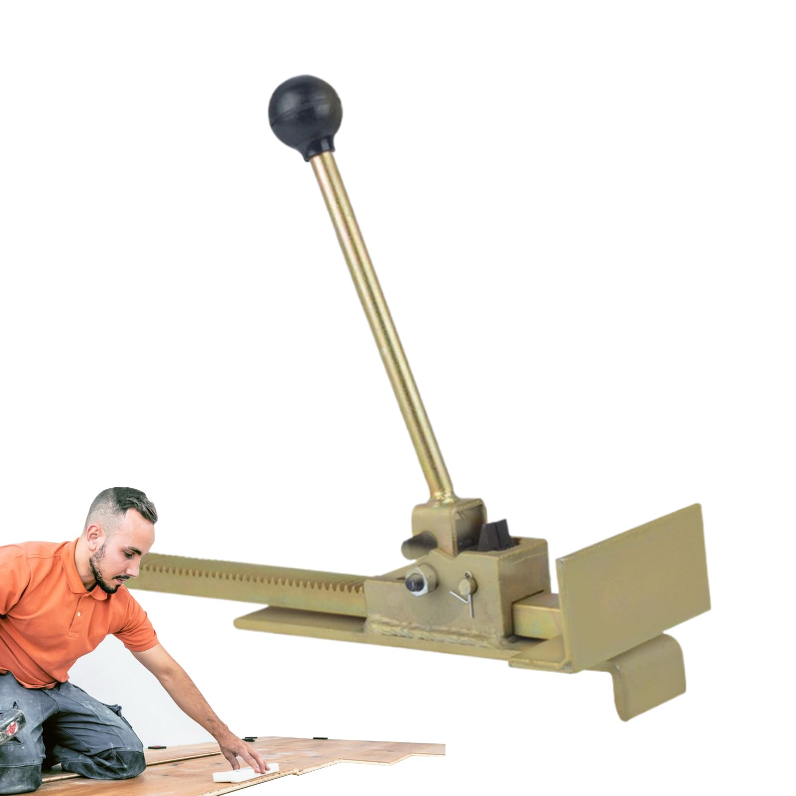 Elevador De Suelo Para Suelos De Parquet,Herramienta De Sujeción De Parquet | Dispositivo De Sujeción Compacto Ajustable Para Enderezar Estructura De Piso Y Laminado