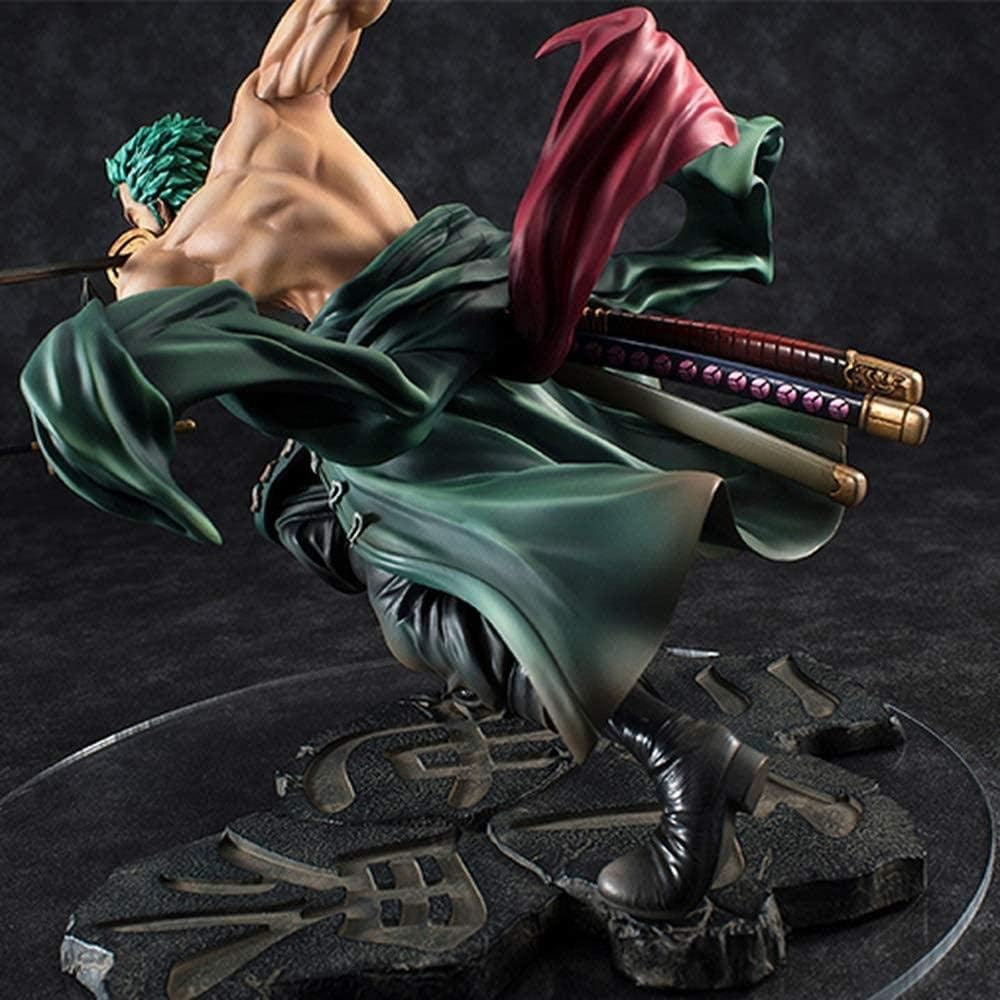 N A Anime One Piece Roronoa Zoro Figura Tres Cuchillas Sa Maximum Ver Coleccion De Figurillas De Pvc Modelo 18cm Figurine Amazon Es Juguetes Y Juegos