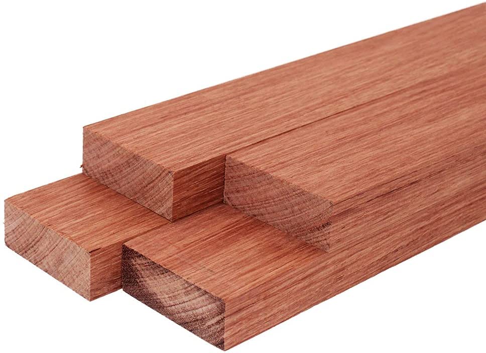 Bubinga Lumber Board 3/4" x 2" (4pcs) (3/4" x 2" x 18")