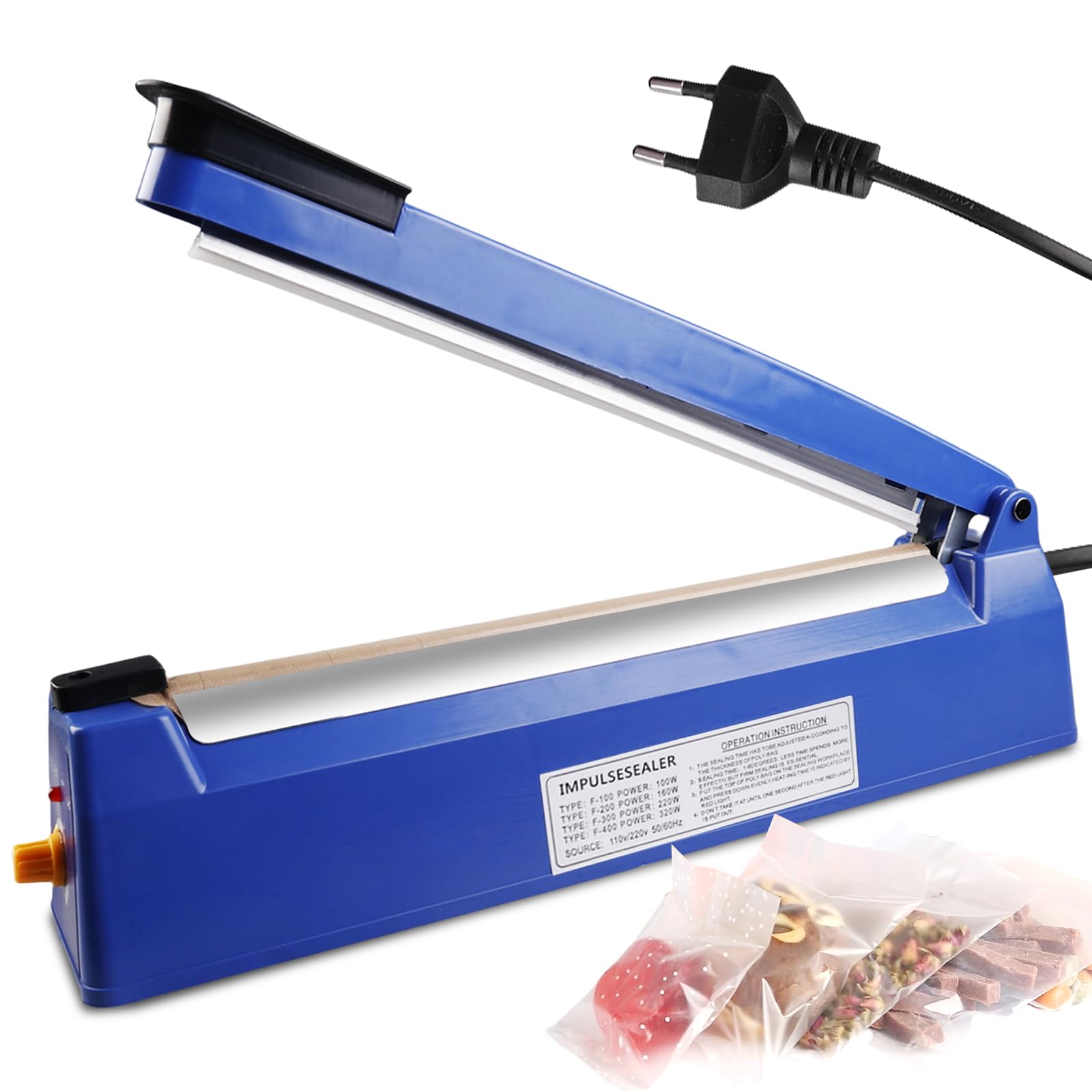 300W Plastic Bag Heat Sealer, Automatische Continue Band Sealer, voor PVC Zakken Films, Folie Zak, Kraft Papieren Zak