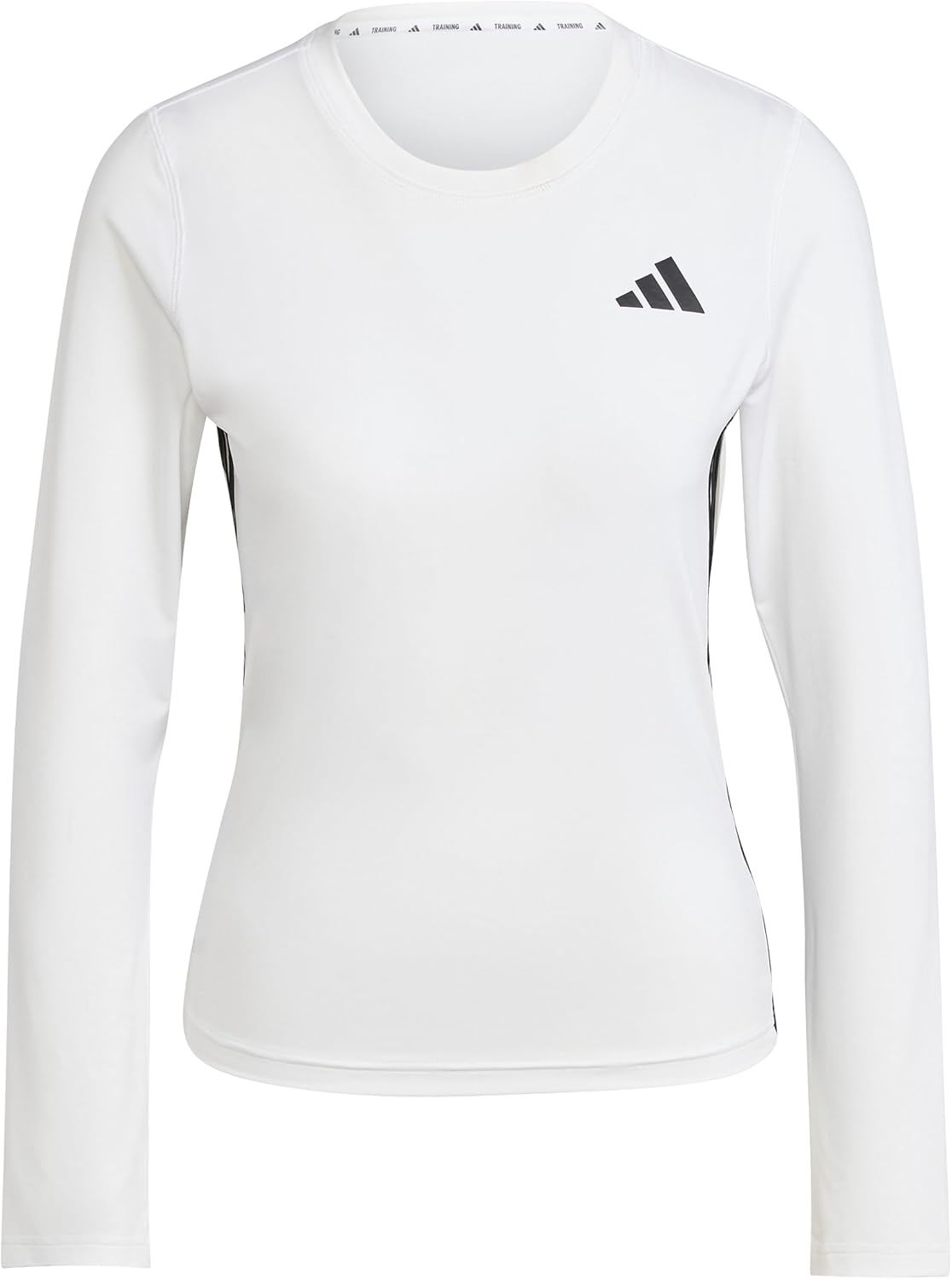 Adidas Womens Train Essentials 3-Stripes Long Sleeve T-Shirt - Image 2