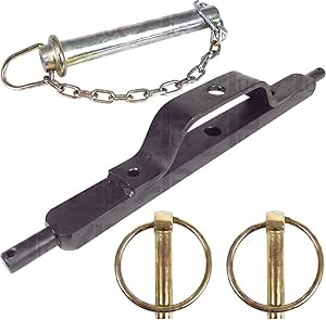APUK Cat 2 Bridge Type Drawbar 750mm & Drop Pins Replacement for John ...