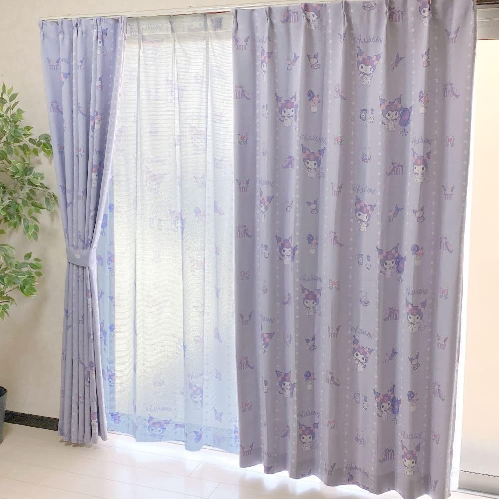 Amazon.co.jp: サンリオ(SANRIO) クロミ カーテン 4枚組 セット (遮光 