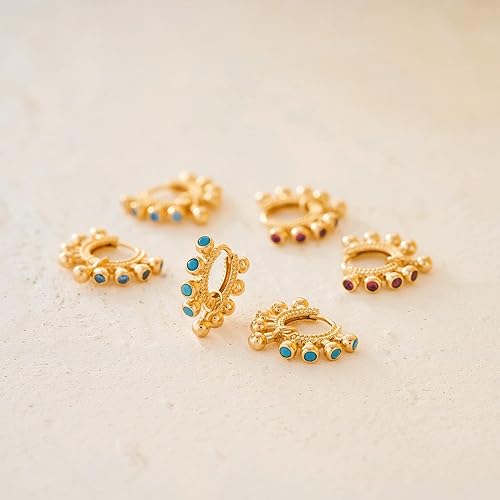 Vista 6 de MYEARS Women Huggie Earrings Gold Hoop 14K Gold Filled Small Simple Hypoallergenic Everyday Jewelry