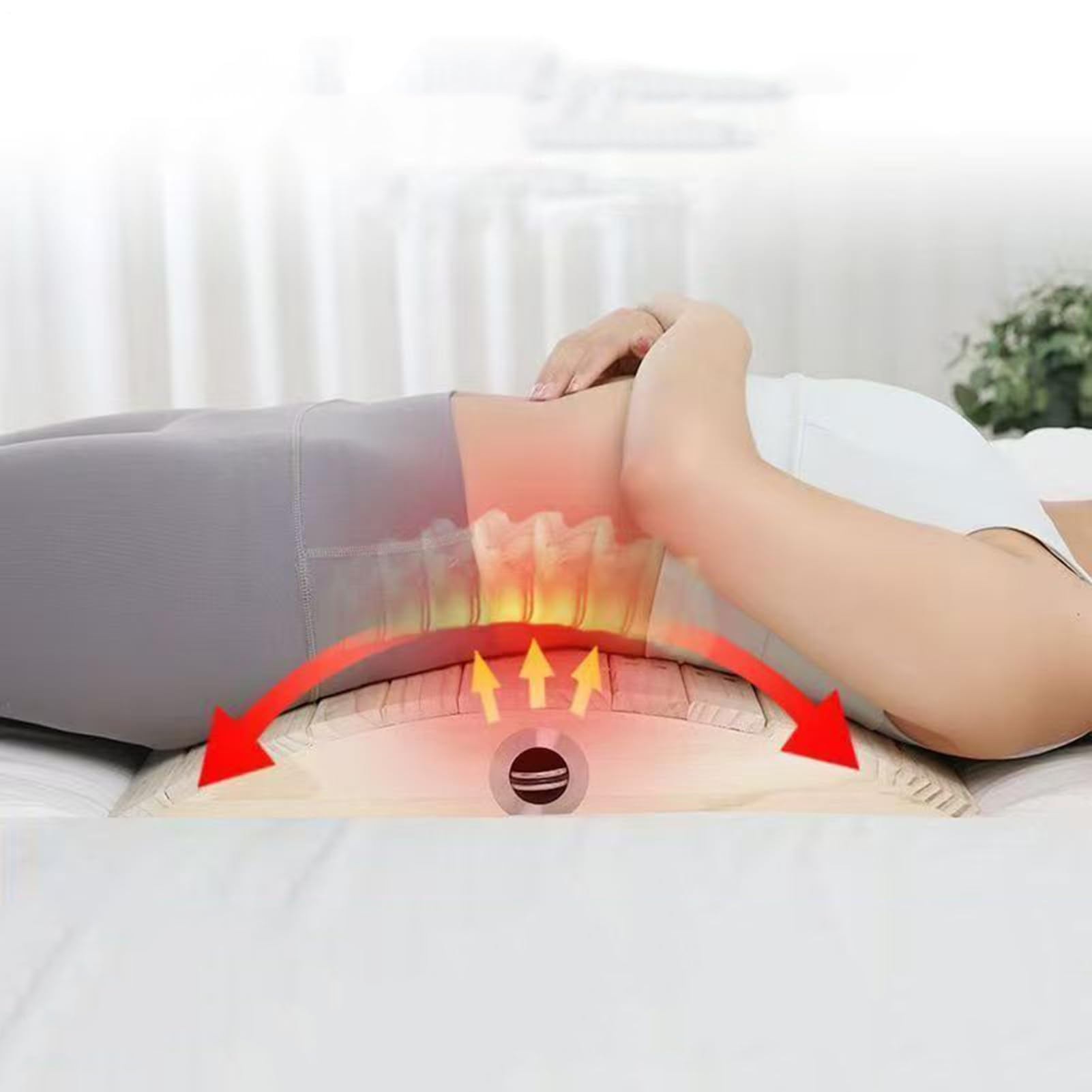 Générique Uchwyt palnika Moxibustion - narzędzie do terapii ciepłem pleców i grzbietów | Wielootworowa drewniana obudowa piołunu dla relaksu i dobrego samopoczucia dolnej części pleców