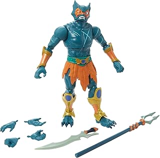 Masters of the Universe Masterverse Collection, Mer-Man, 7-in Motu Battle Figures for Storytelling Play and Display, Gift for Kids Age 6 and Older and Adult Collectors