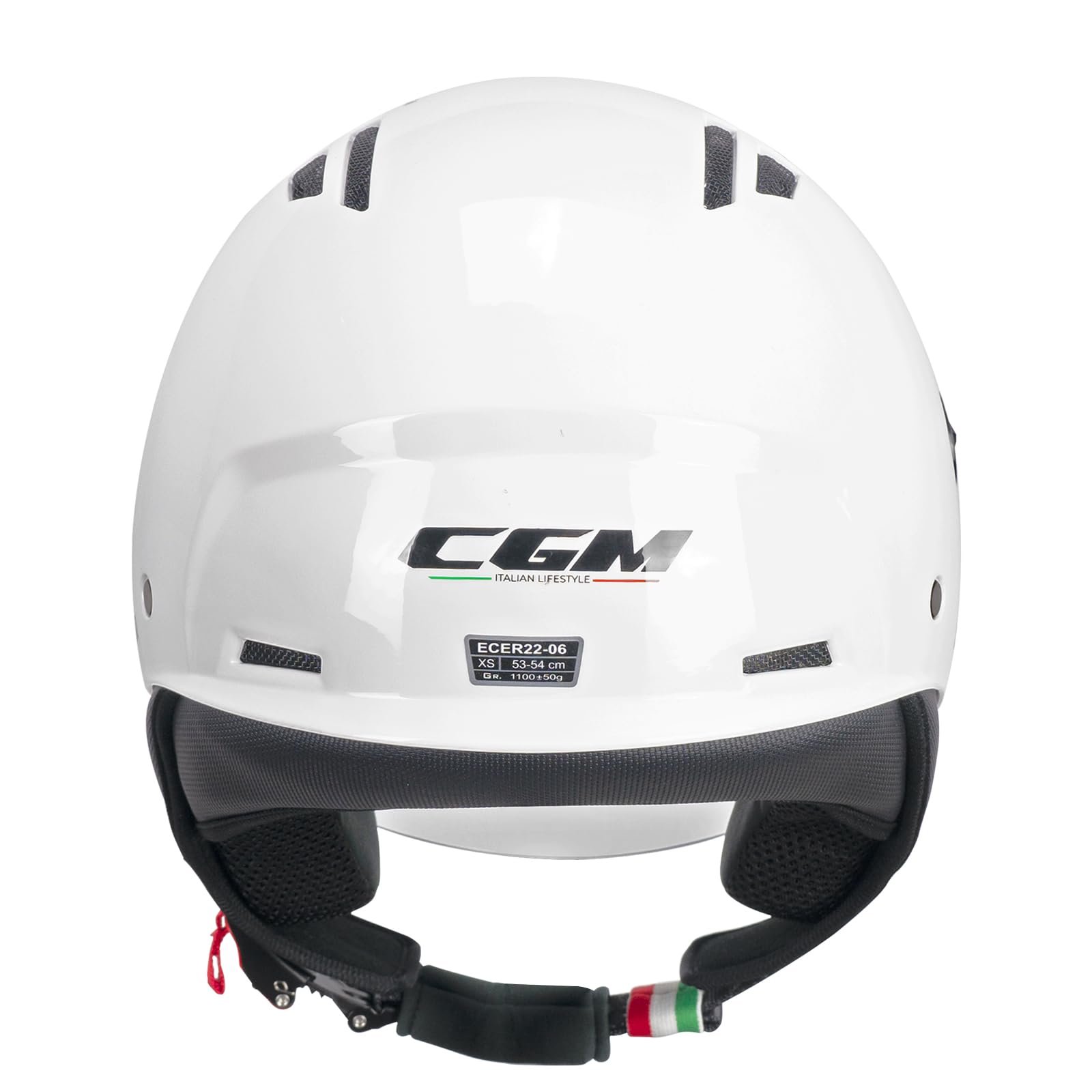 CGM Casque Open Face, 116A AIR Mono Blanc, XXL (63-64cm)
