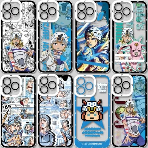 EUYUL(���[�����j�Ή��W���W���̊�Ȗ`�� �W���j�B�E�W���[�X�^�[ �X�}�z�P�[�X Iphone17Promax�K�p TPU ��k �����J�o�[ �A�C�t�H���P�[�X �g�уJ�o�[ �R�X�v������ 6/7/8/11/12/13/14/15/16/17/X/Xs/p