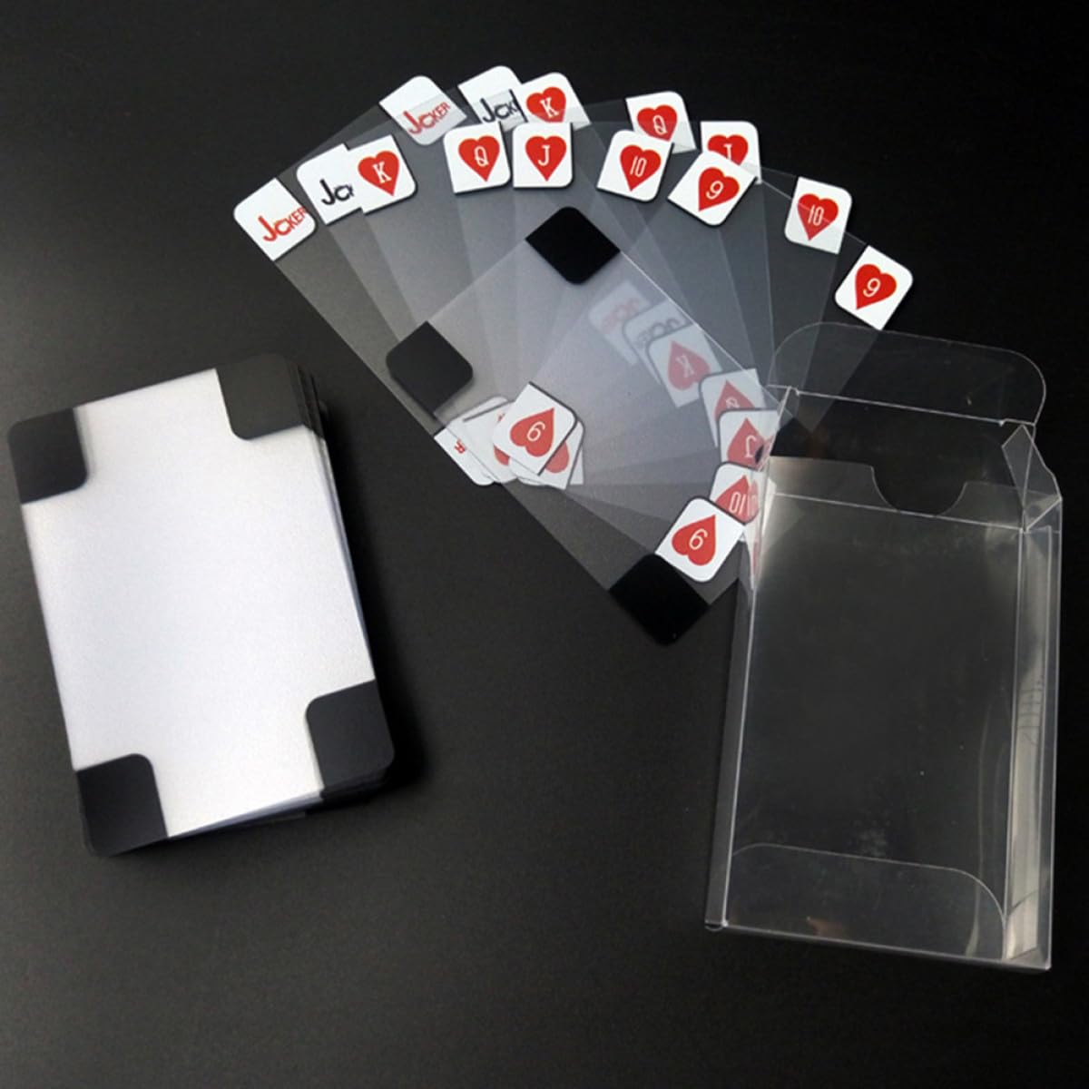 3stücke PVC Spielkarten wasserdichte Kunststoff Pokerkarten Mit Aufbewahrungsbox Für Spieleabende Kreative Und Sammler Scratchless Langlebig Und Flexibel Für Familien