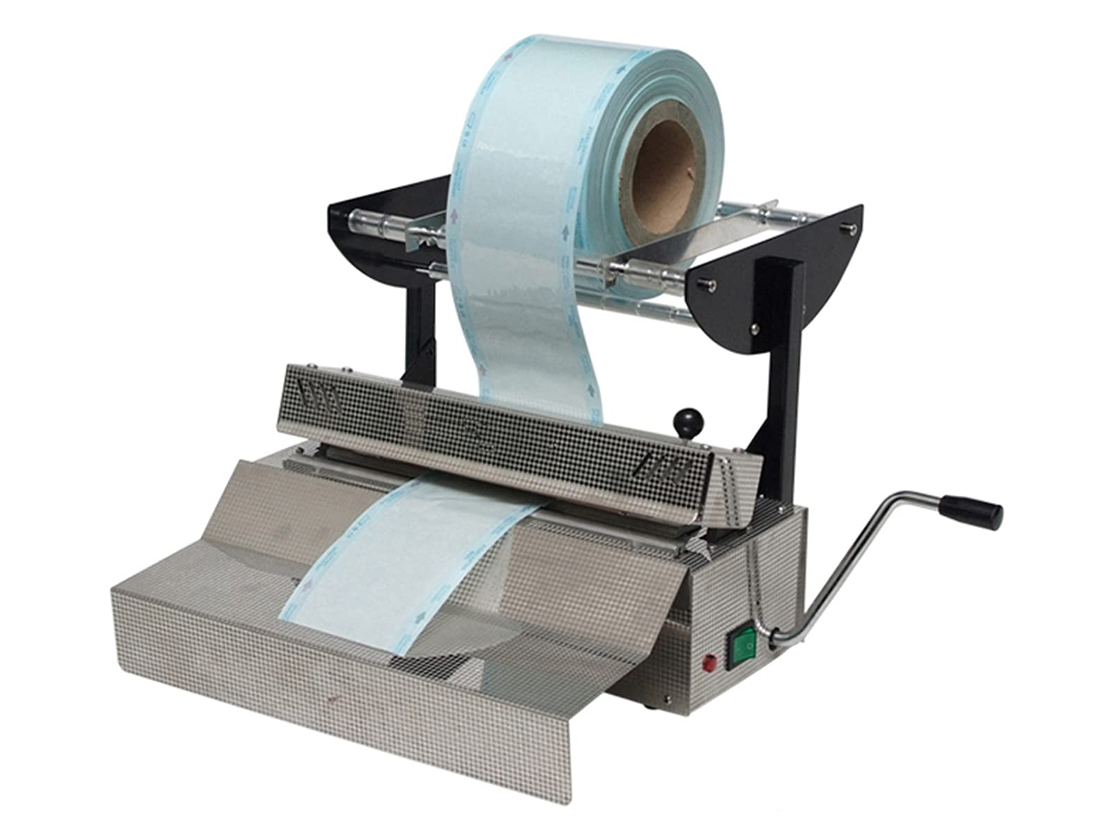 QUIRUMED Thermod'étanchéité pour sac de stérilisation, Étanchéité continue, Réglage de la température, Indicateur de chaleur, Puissance 500 W, Largeur d'étanchéité 25 cm