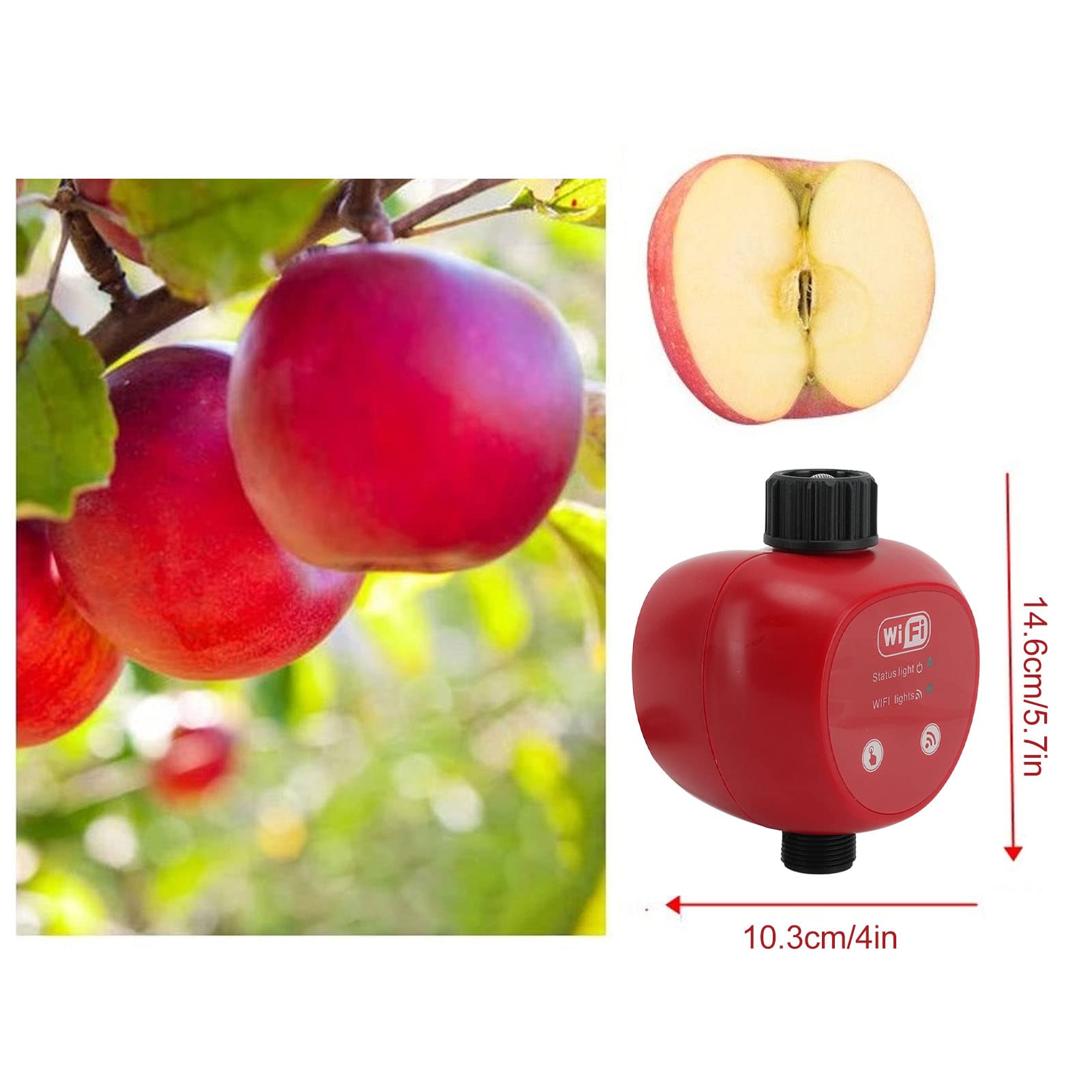 Irrigatore Automatico Per Fiori con Filettatura Femmina 3/4, Sistema di Irrigazione Automatica WiFi con Tempistica Intelligente Per Giardino Domestico, Dispositivo di Irrigazione Automatica Per Intern