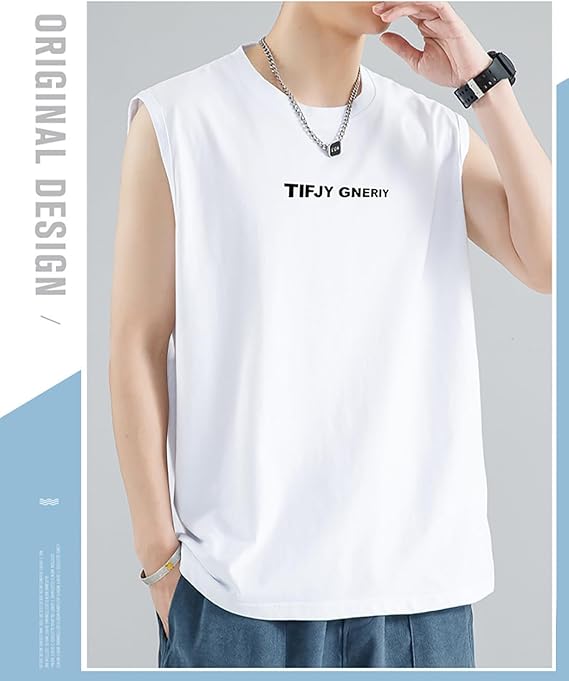 Amazon | [HEGROPH] プリント タンクトップ メンズ ノースリーブ