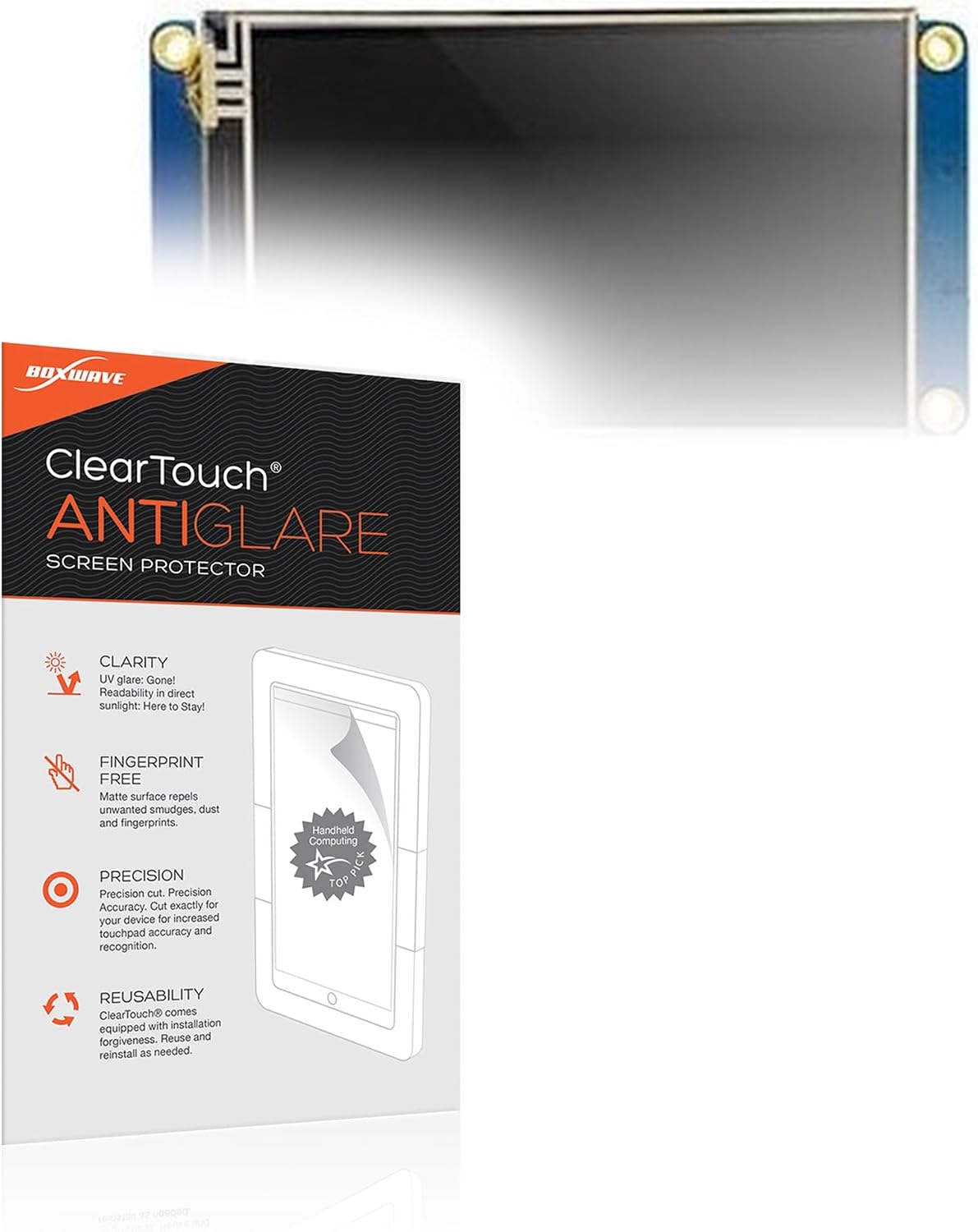 BoxWave Screen Protector Compatible with Nextion HMI Display Basic Series NX4024T032 (3.2 in) - ClearTouch Anti-Glare (2-Pack), Anti-Fingerprint Matte Film Skin