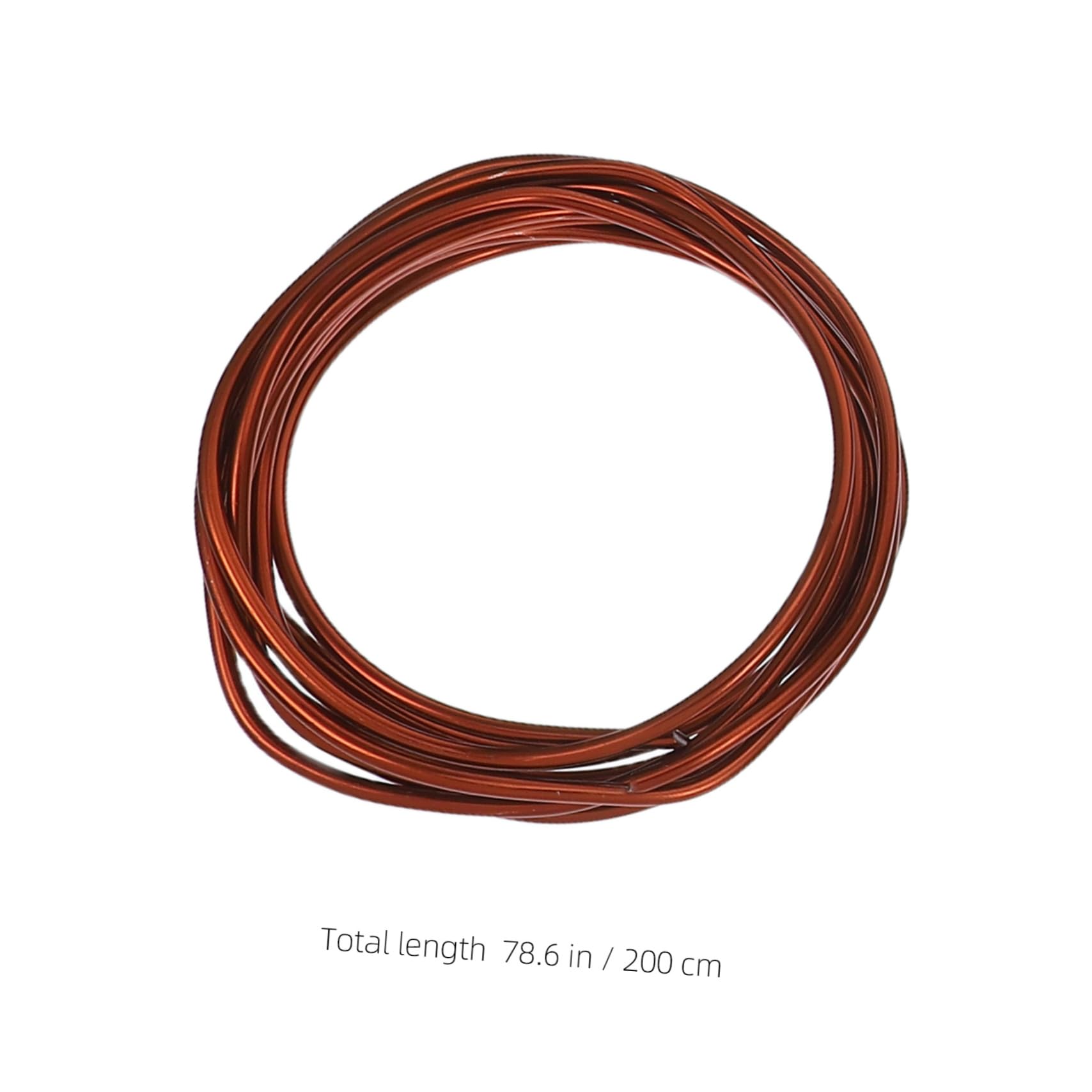 FOYTOKI 10pcs Thick Textured Aluminum Wire Bonsai Training Tool Bendable Wire for DIY Jewelry Florist Supply