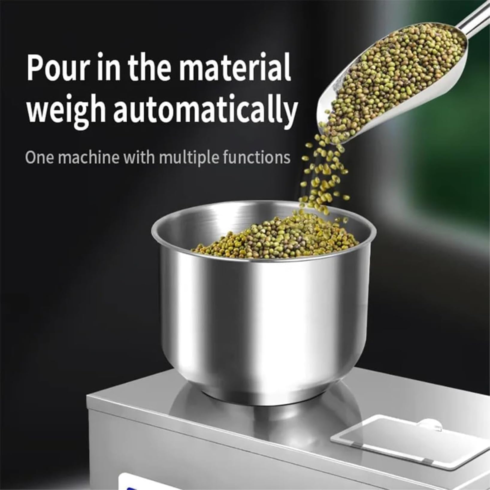 Macchina riempitrice Automatica per spezie, tè e Cereali in Polvere - Riempitrice efficiente per polveri grossolane e Fini in Bottiglie e Sacchetti