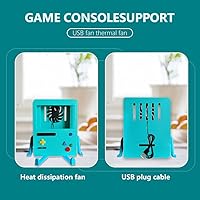 Vista 2 de Funda protectora rígida de dibujos animados para consola de interruptores, funda protectora para consola de juegos, funda protectora para Ventilador