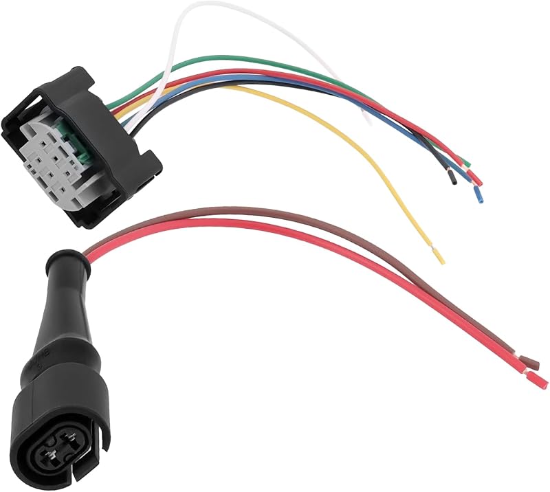 Kit de conectores OTOTEC de 6 pinos e alimentação de 12 V com 2 pinos para Webasto Thermo Top – Referência 9011968A